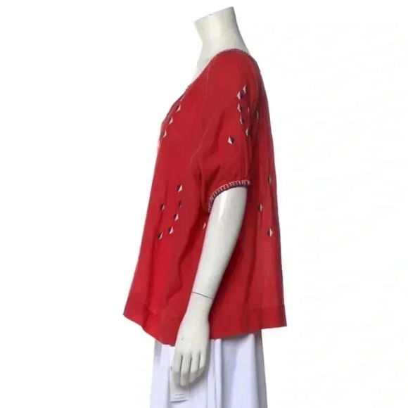 The Great The Hacienda Embroidered Boho Top - Picture 7 of 8